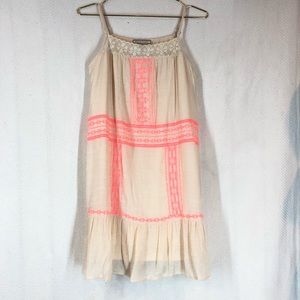 Flying Tomato Sheath Tribal Embroidered Dress M
